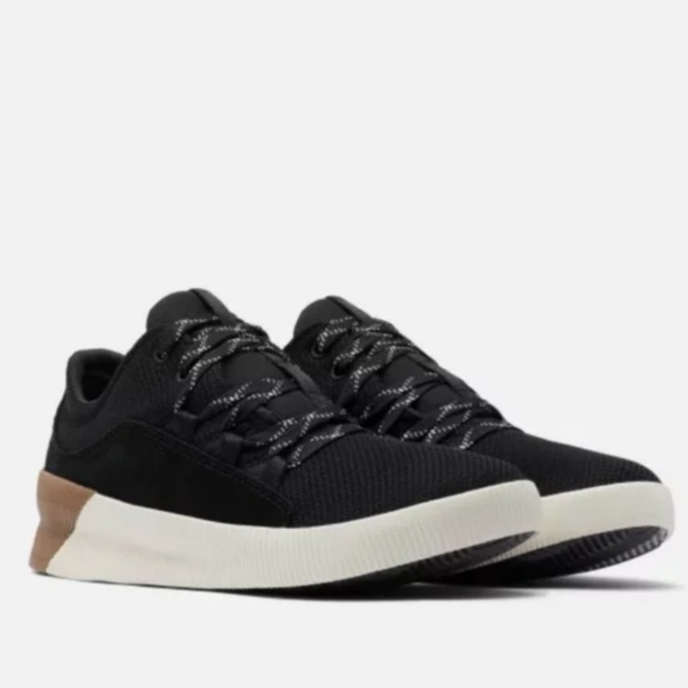 Sorel Out N About III Plus Lace Black Sneaker Waterproof Suede Size 9